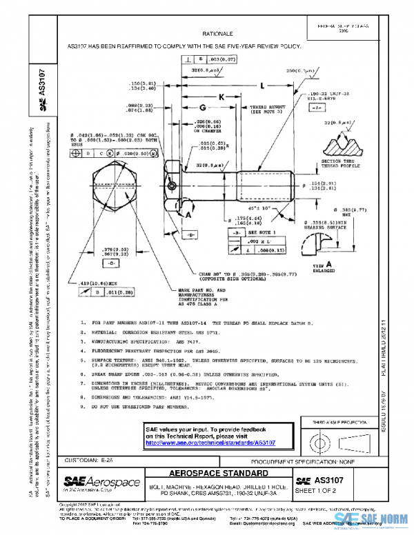 SAE AS3107 PDF