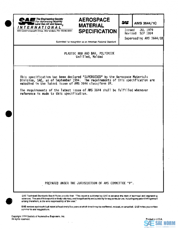 SAE AMS3644/1C PDF