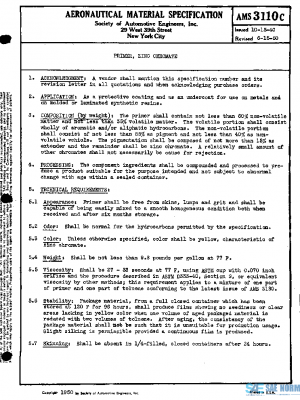 SAE AMS3110C PDF SAE AMS3110C PDF