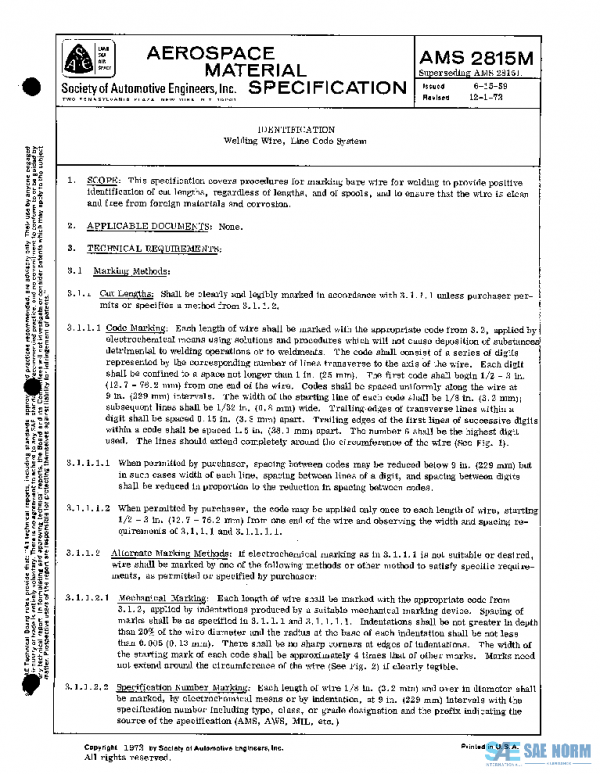 SAE AMS2815M PDF