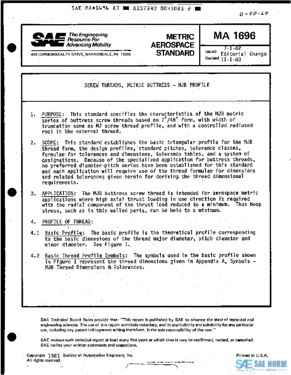 SAE MA1696 PDF