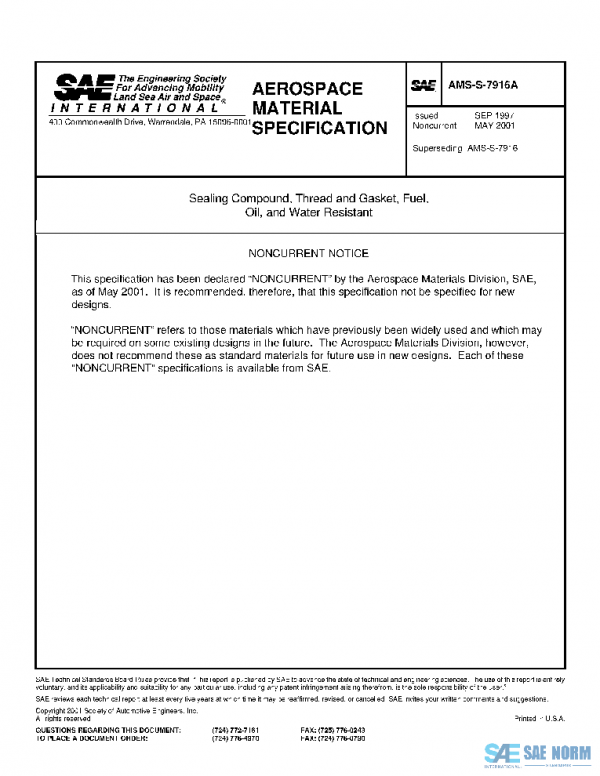 SAE AMSS7916A PDF