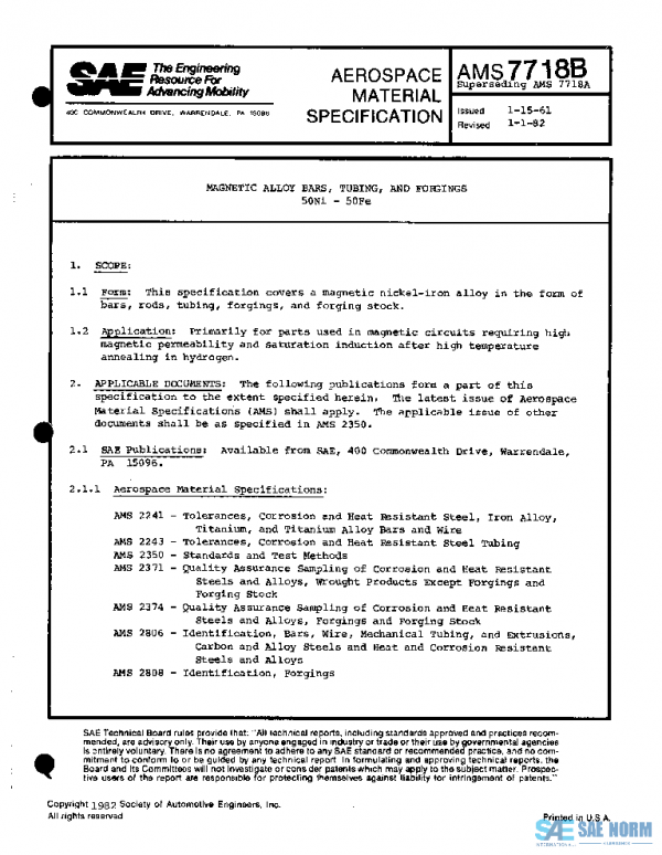 SAE AMS7718B PDF