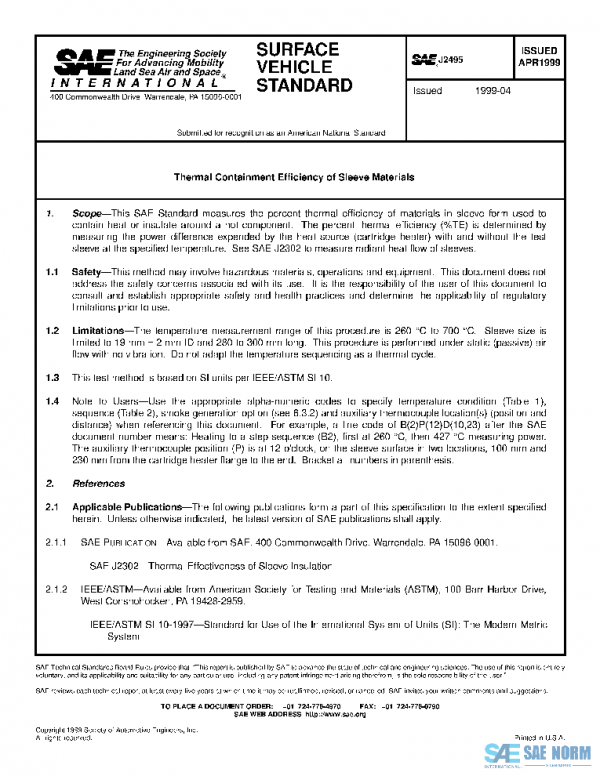 SAE J2495_199904 PDF