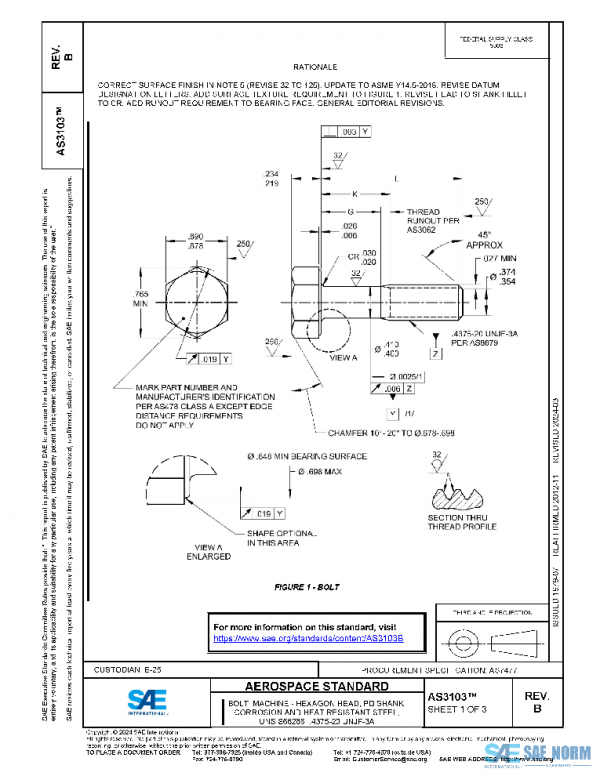 SAE AS3103B PDF