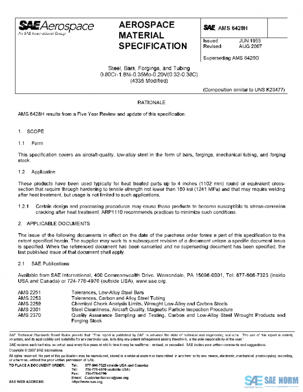 SAE AMS6428H PDF