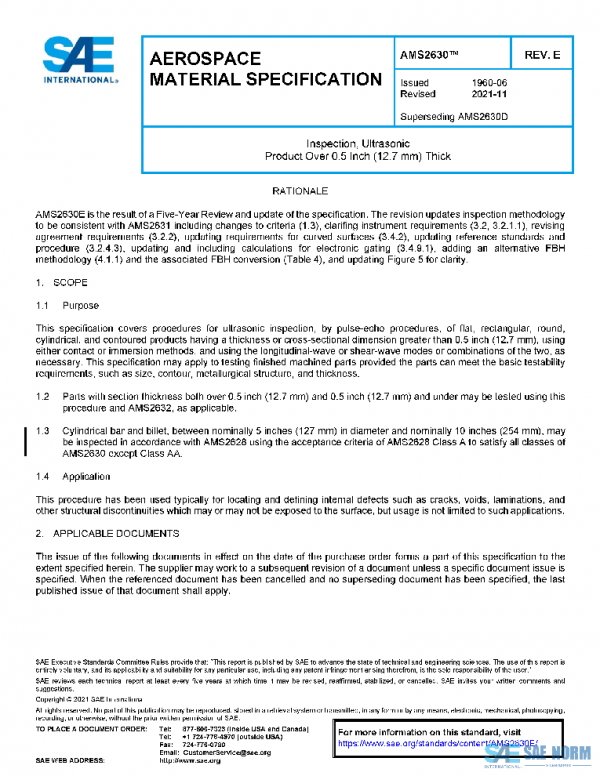 SAE AMS2630E PDF