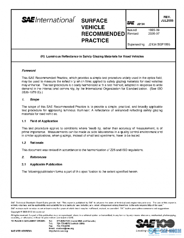 SAE J2134_200507 PDF