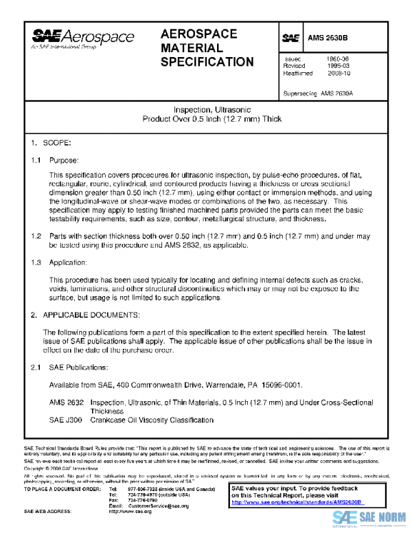 SAE AMS2630B PDF