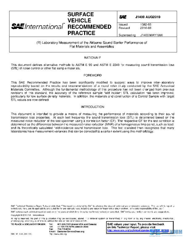 SAE J1400_201008 PDF