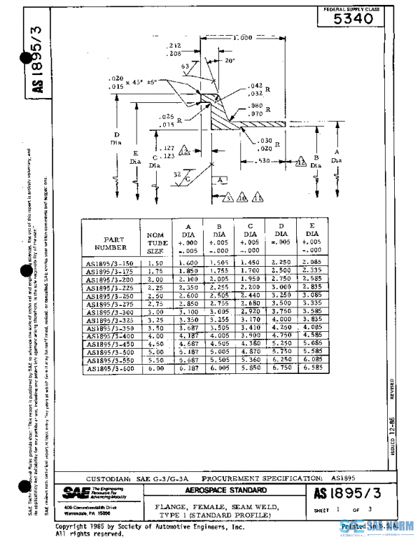 SAE AS1895/3 PDF SAE AS1895/3 PDF