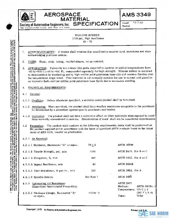 SAE AMS3349 PDF SAE AMS3349 PDF