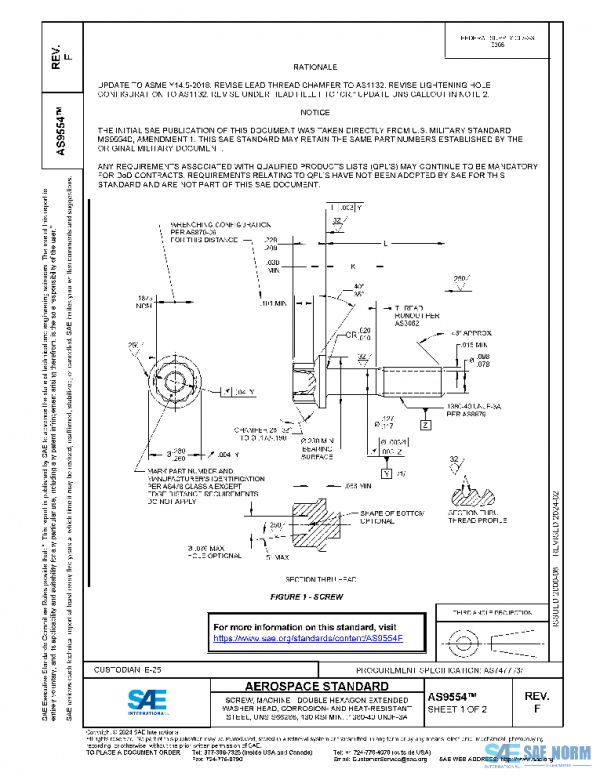 SAE AS9554F PDF SAE AS9554F PDF