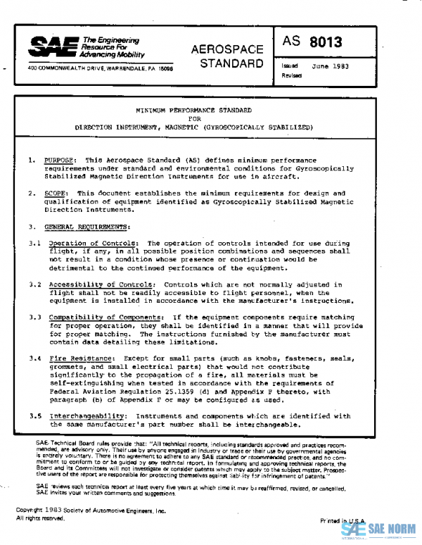 SAE AS8013 PDF