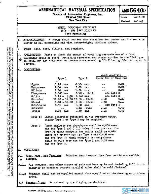 SAE AMS5640D PDF SAE AMS5640D PDF