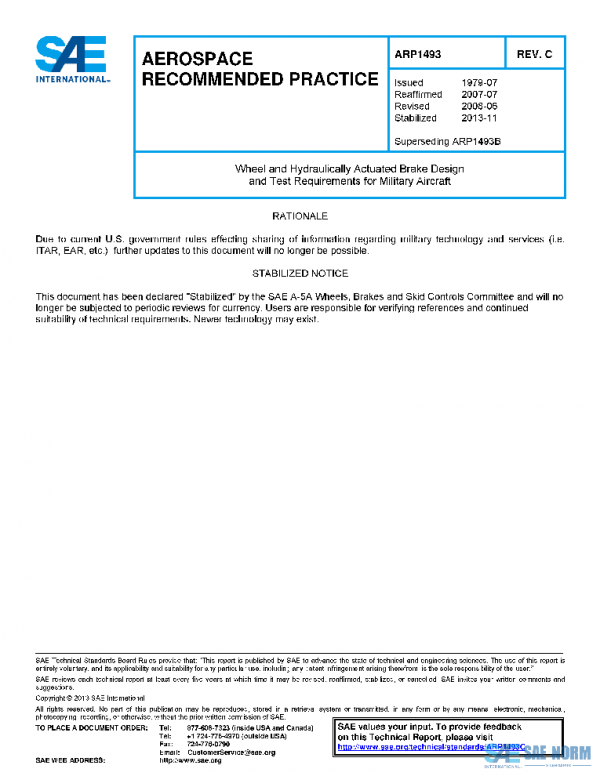 SAE ARP1493C PDF