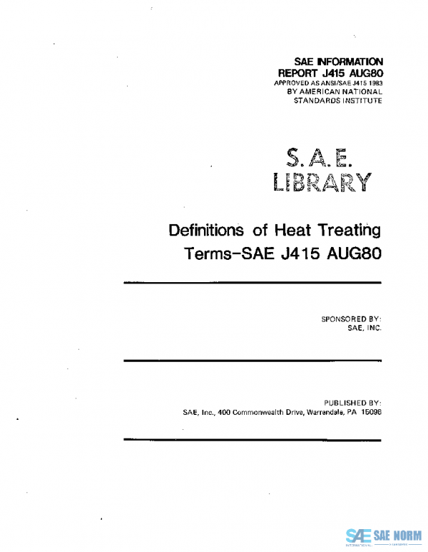 SAE J415_198008 PDF