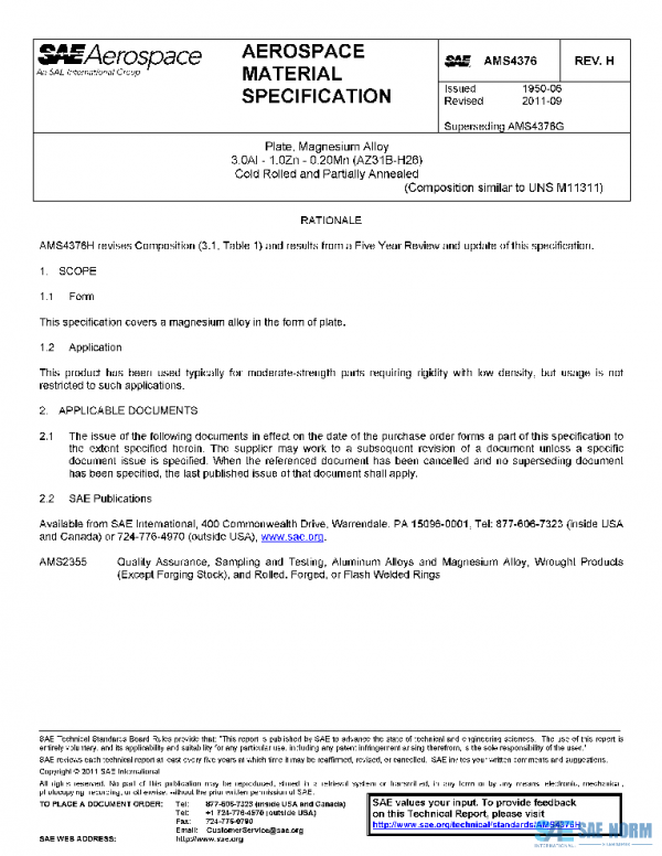 SAE AMS4376H PDF