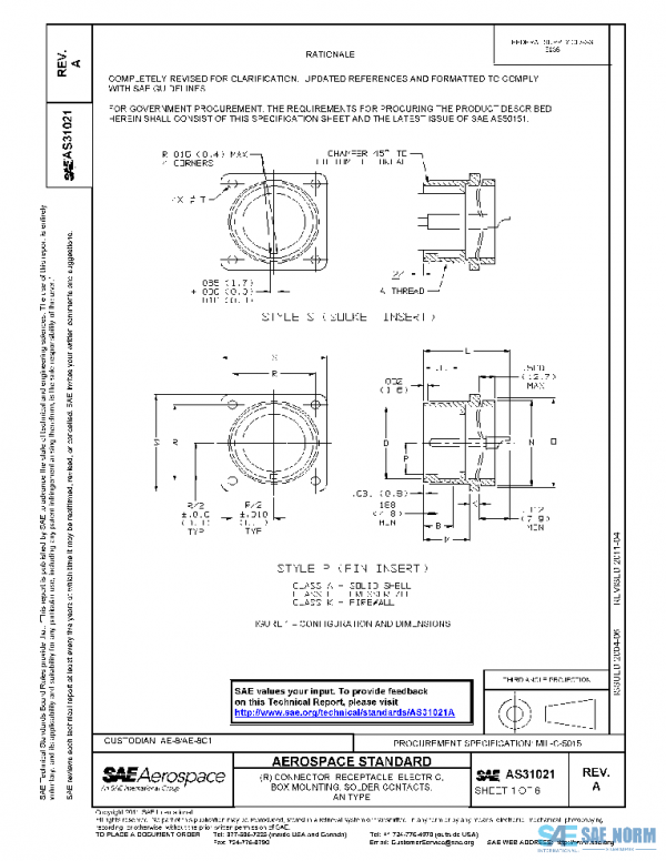 SAE AS31021A PDF