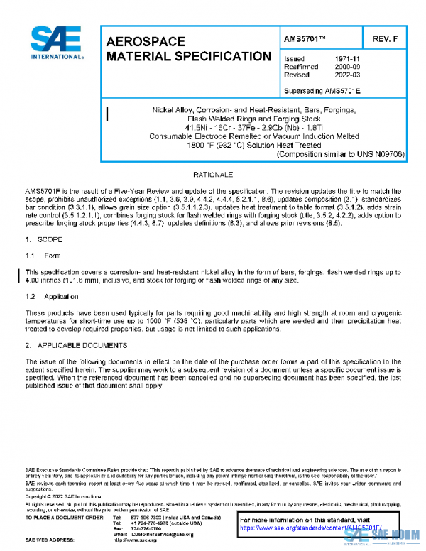 SAE AMS5701F PDF