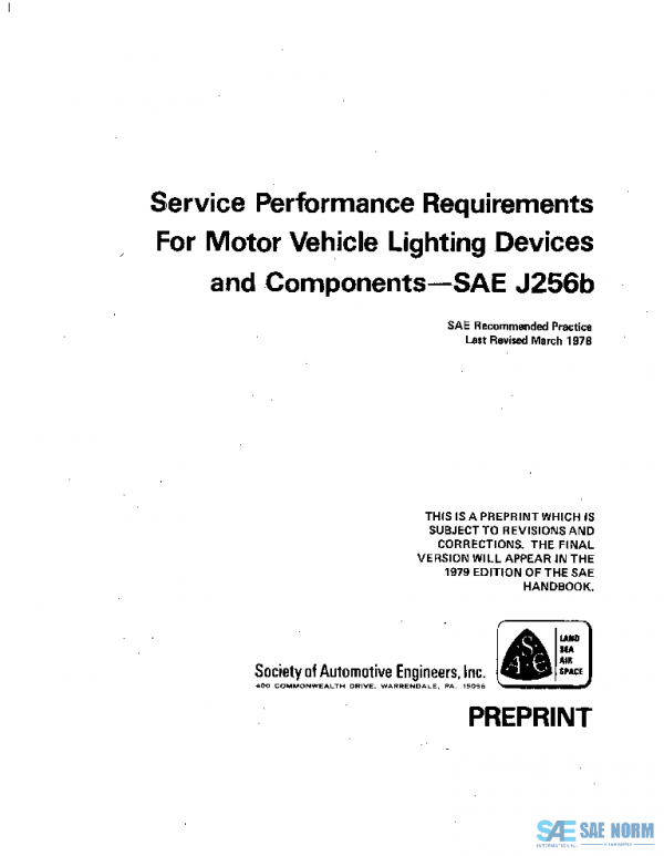 SAE J256B_197803 PDF