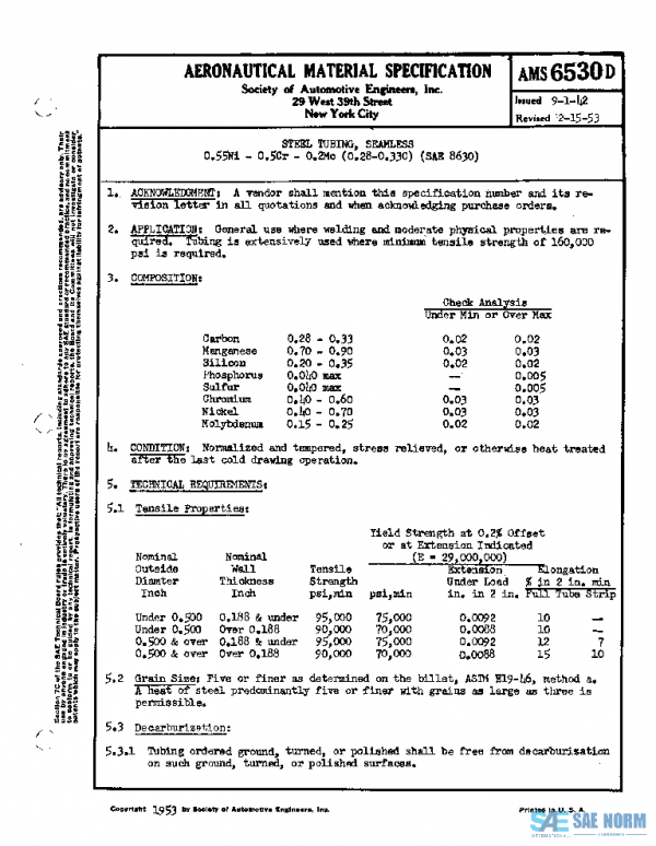 SAE AMS6530D PDF SAE AMS6530D PDF