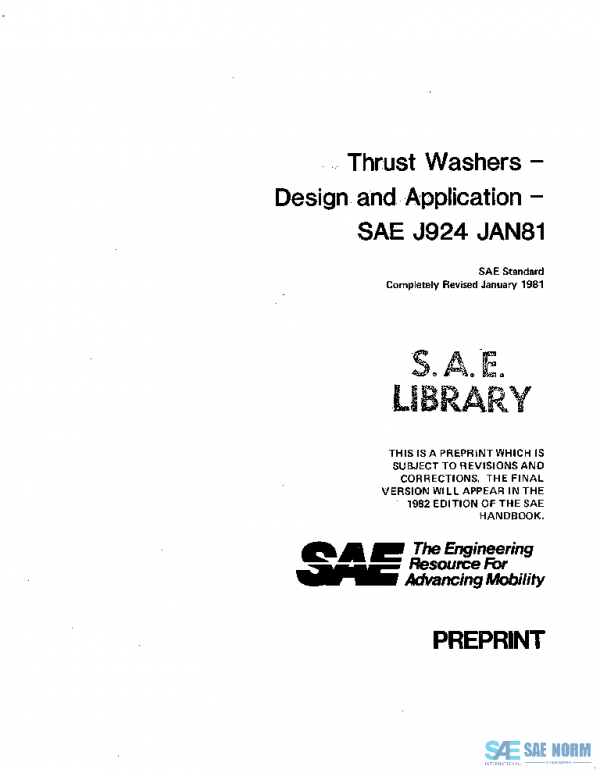 SAE J924_198101 PDF SAE J924_198101 PDF