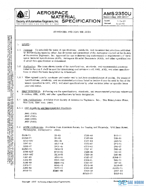 SAE AMS2350U PDF