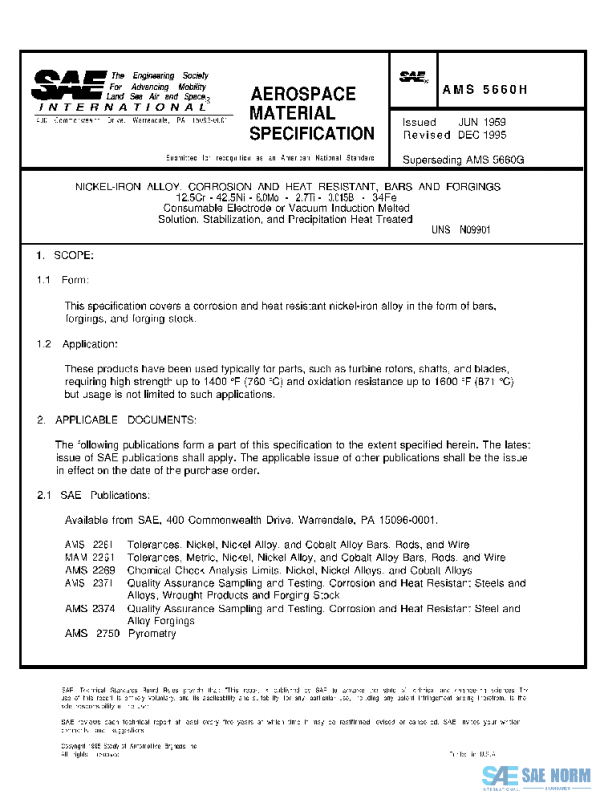 SAE AMS5660H PDF