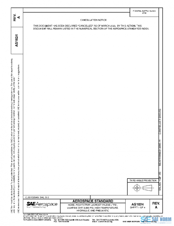 SAE AS1624A PDF SAE AS1624A PDF