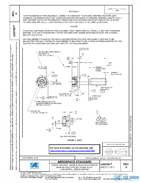 SAE AS9706A PDF