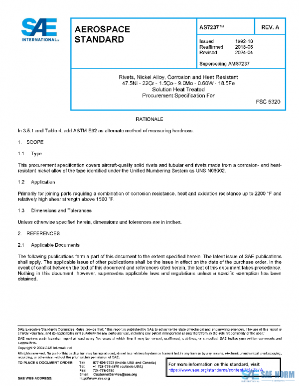 SAE AS7237A PDF