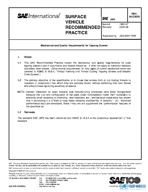 SAE J933_200508 PDF SAE J933_200508 PDF