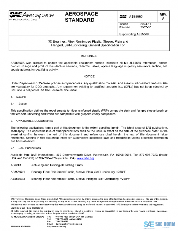 SAE AS85560A PDF SAE AS85560A PDF