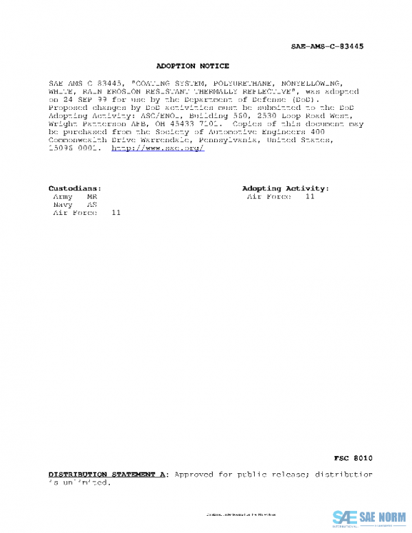 SAE AMSC83445 PDF