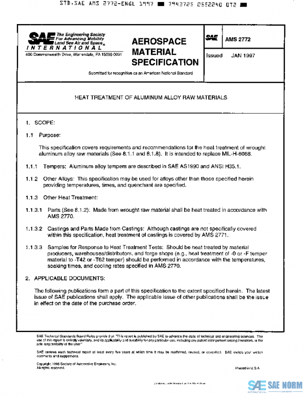SAE AMS2772 PDF