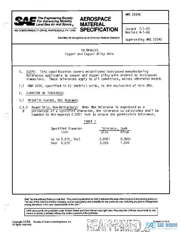 SAE AMS2224E PDF