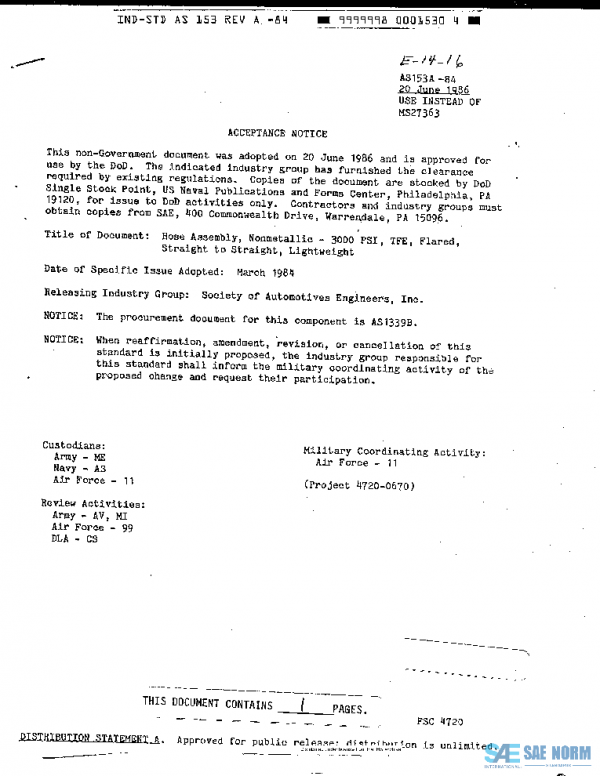 SAE AS153A PDF