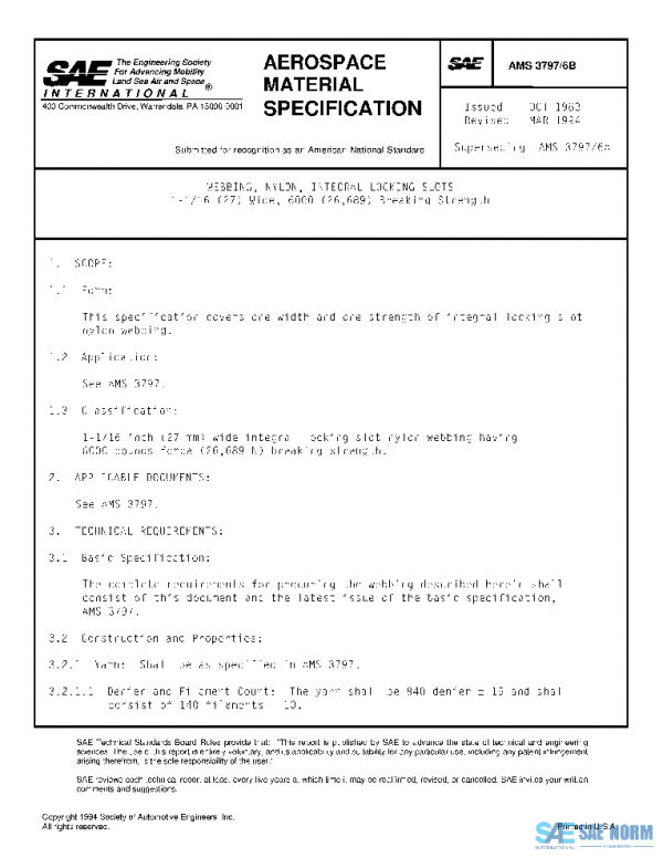 SAE AMS3797/6B PDF