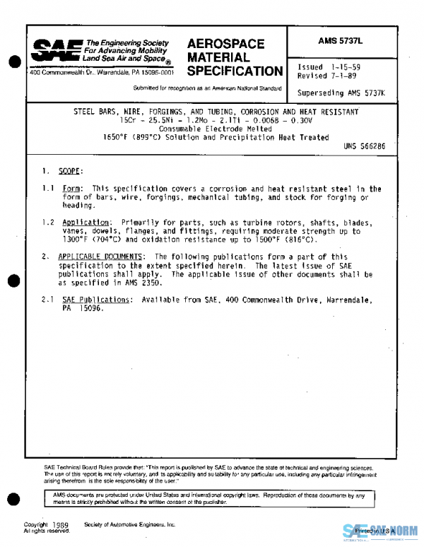 SAE AMS5737L PDF SAE AMS5737L PDF
