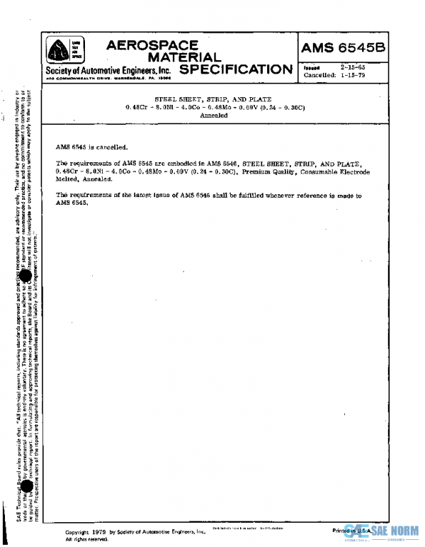 SAE AMS6545B PDF