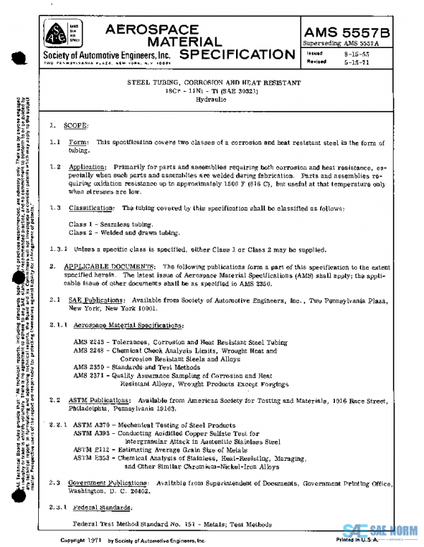 SAE AMS5557B PDF