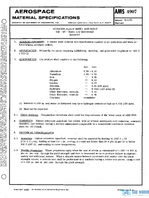 SAE AMS4907 PDF