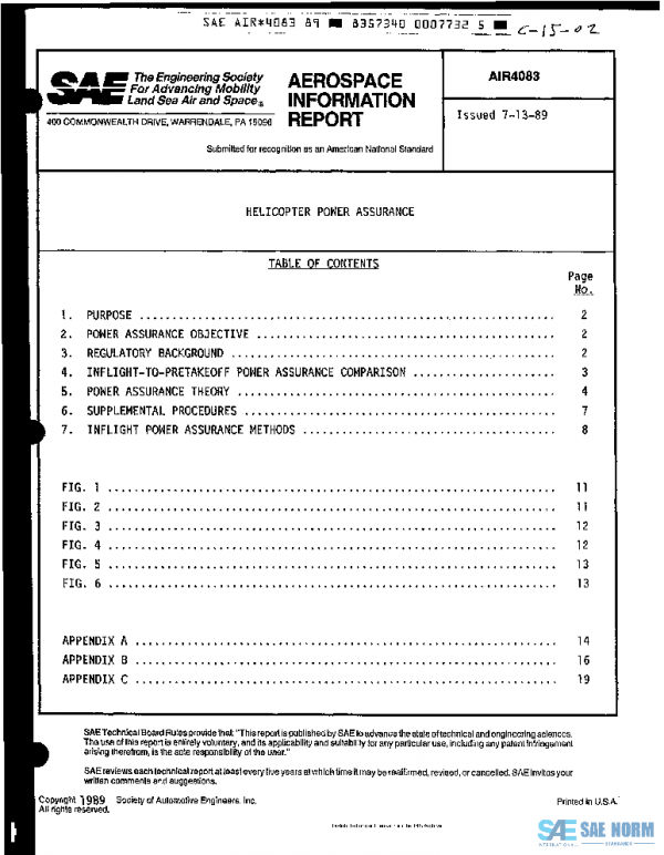 SAE AIR4083 PDF