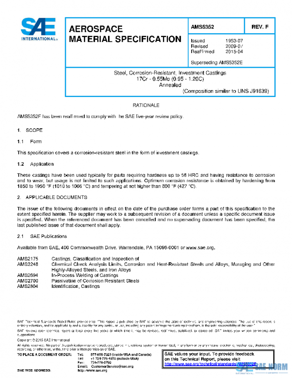 SAE AMS5352F PDF