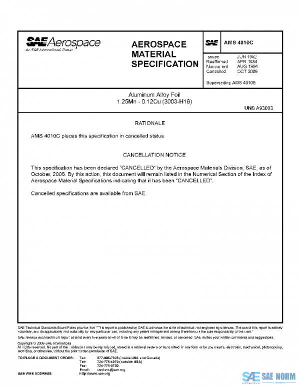 SAE AMS4010C PDF