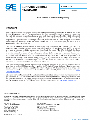 SAE ISO/SAE21434 PDF
