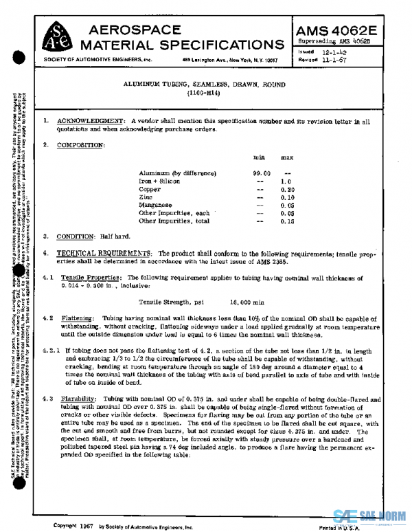 SAE AMS4062E PDF