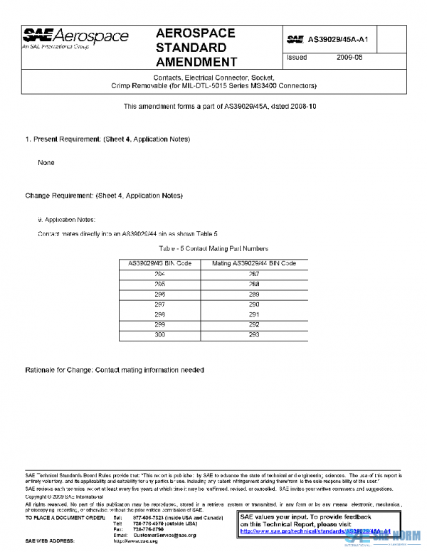 SAE AS39029/45A_A1 PDF SAE AS39029/45A_A1 PDF