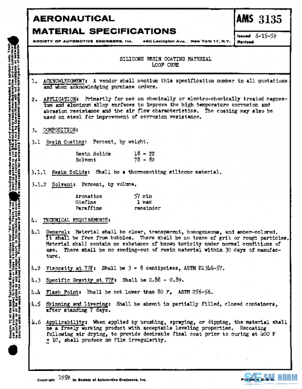 SAE AMS3135 PDF SAE AMS3135 PDF